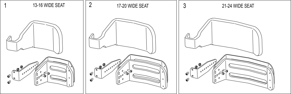 Sa Power Elevating Calf Pads parts diagram