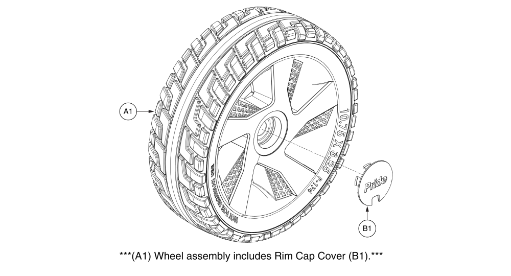 Rear Wheel parts diagram