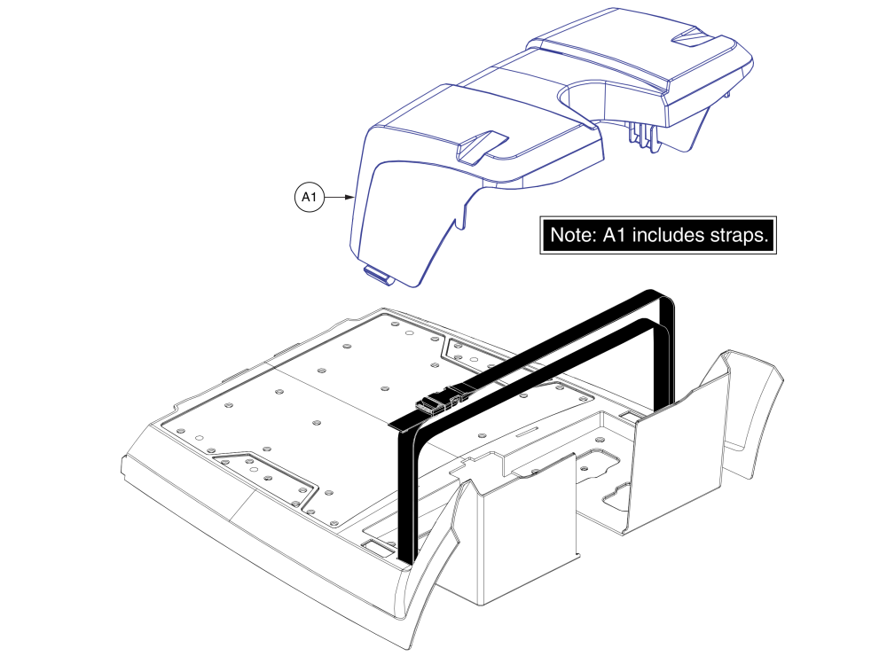 Battery Box Shroud Cover parts diagram