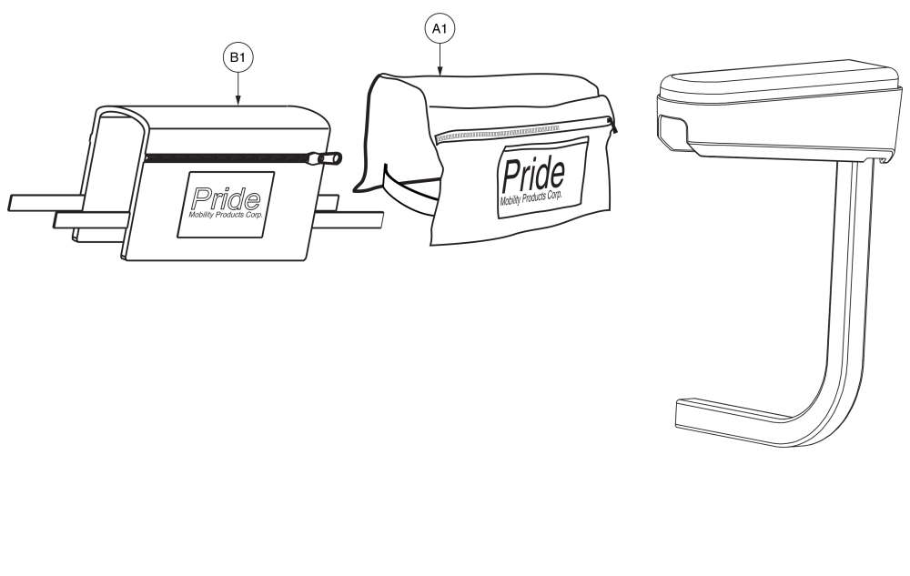 Dual Saddle Bag parts diagram