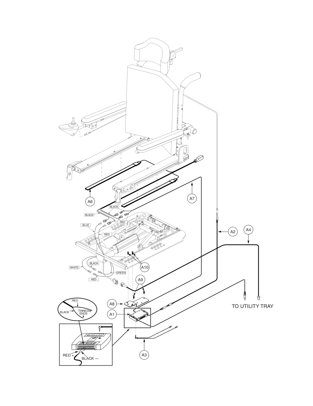 Tb1 Tilt, Remote Plus Thru Joystick, External Switch Jacks, No Pto parts diagram