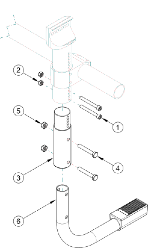 Rogue Alx Tipping Lever parts diagram