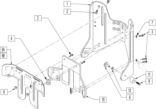 Inside Back/shell parts diagram