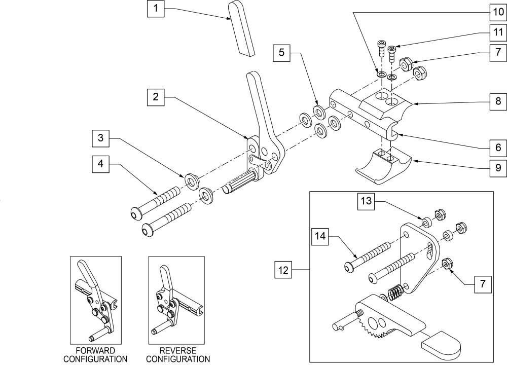 Quickie LX/LXI Replacement Parts by Quickie