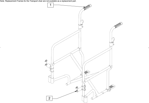 Frame (steel/aluminum Transport) parts diagram