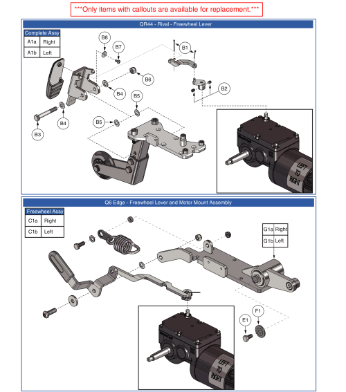 Song Motor Freewheel Lever Assy's parts diagram