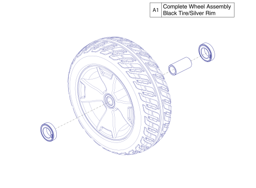 Front 3 Wheel Assy, Victory 10.2 parts diagram