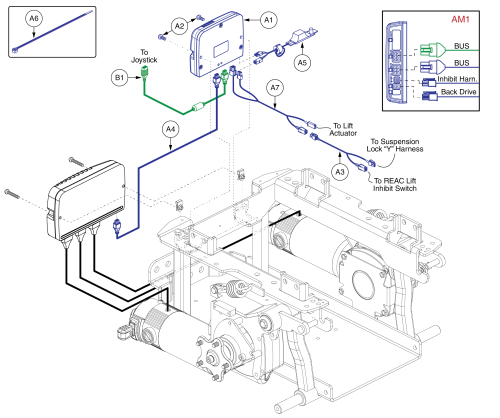 Ne+ Am1 For Reac Lift, Q6 Edge 3/2 Series parts diagram