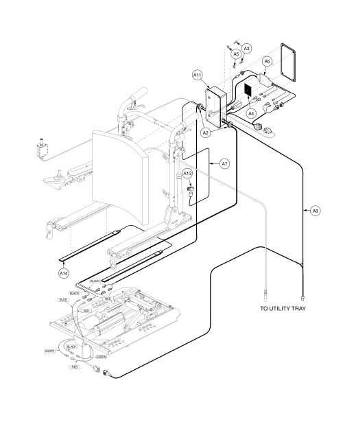 Tb1 Tilt, Remote Plus / Vsi Thru Toggle, Manual Recline, Gen 2, No Pto parts diagram