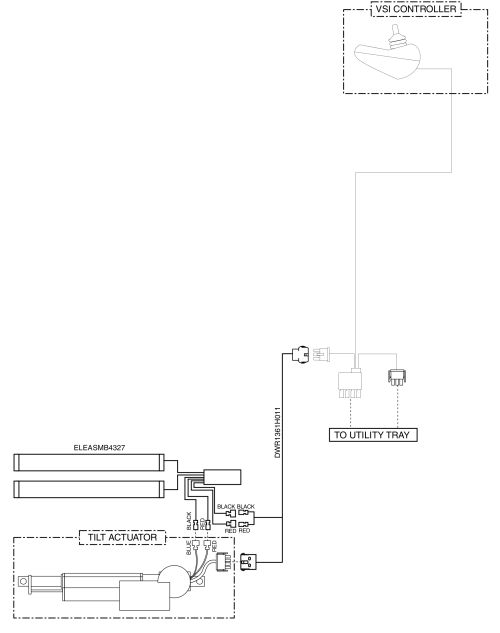 Electrical Diagram - Tilt Thru Joystick, Vsi parts diagram