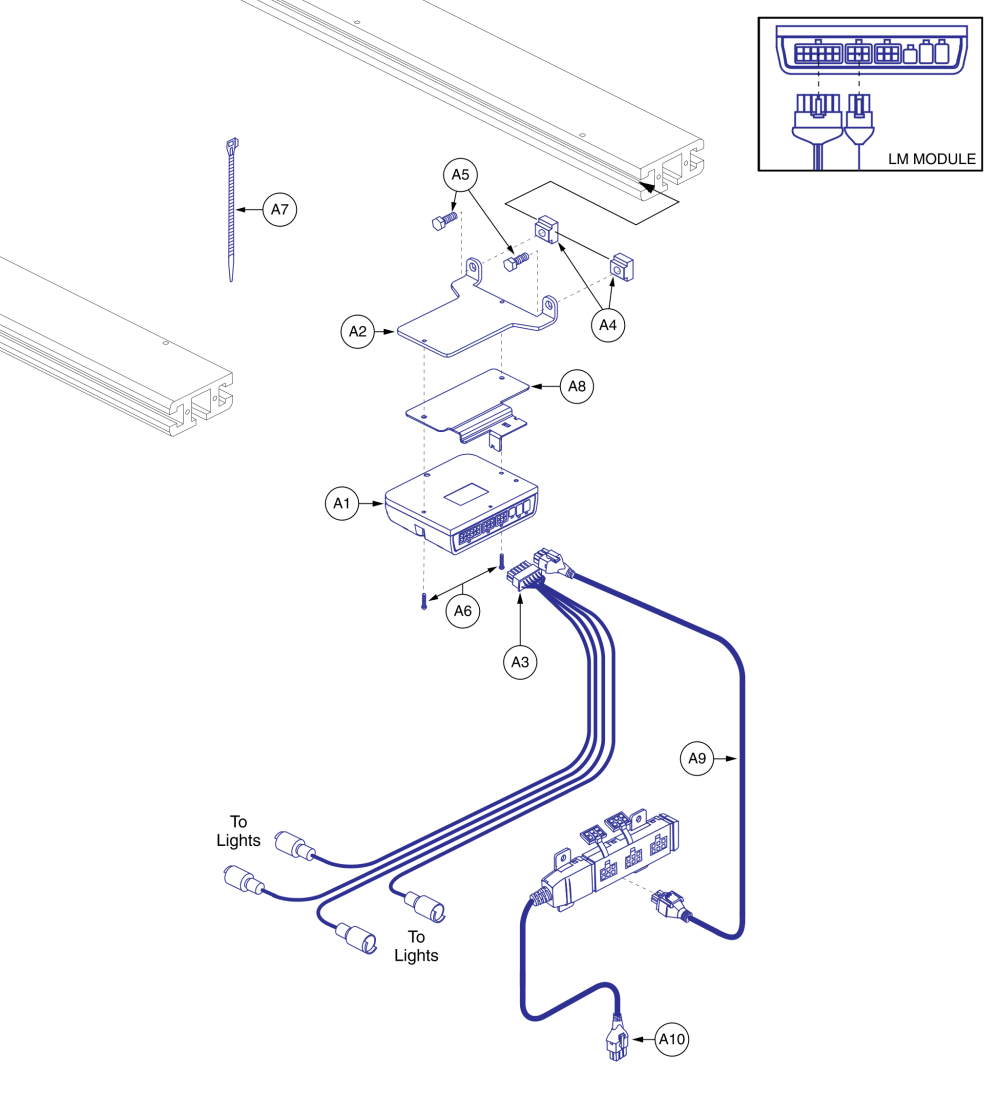 Ql2 & Ne+ Lm, Harnesses, And Hardware - Synergy parts diagram