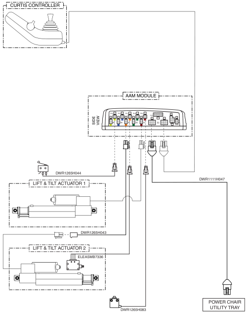 Tb2 Lift And Tilt, Electrical System Diagram parts diagram