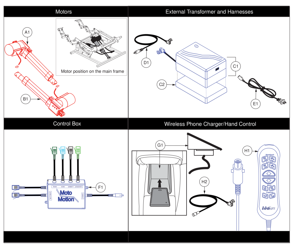 Base & Back Motors, Mot2302982_mot2306015 parts diagram