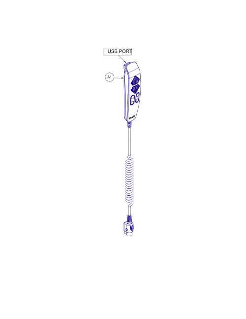 Usb Push Button Hand Control, Infinite Position, Ctl150060 parts diagram