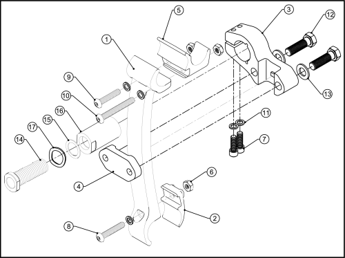 4) Axle Assembly parts diagram