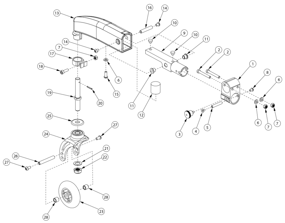 Dynamic 5th Wheel parts diagram