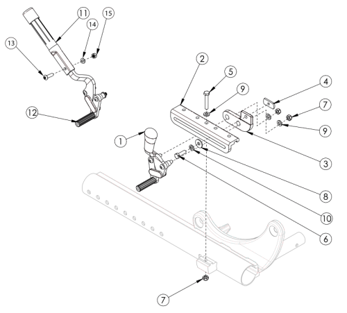 Focus Cr Inverted Wheel Lock parts diagram