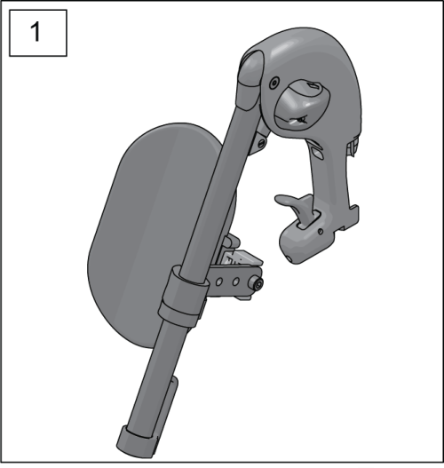 Elevating Legrest (elr) parts diagram