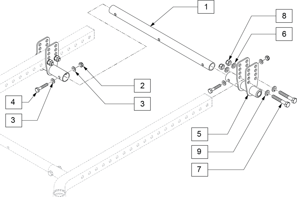 Axle Brackets parts diagram