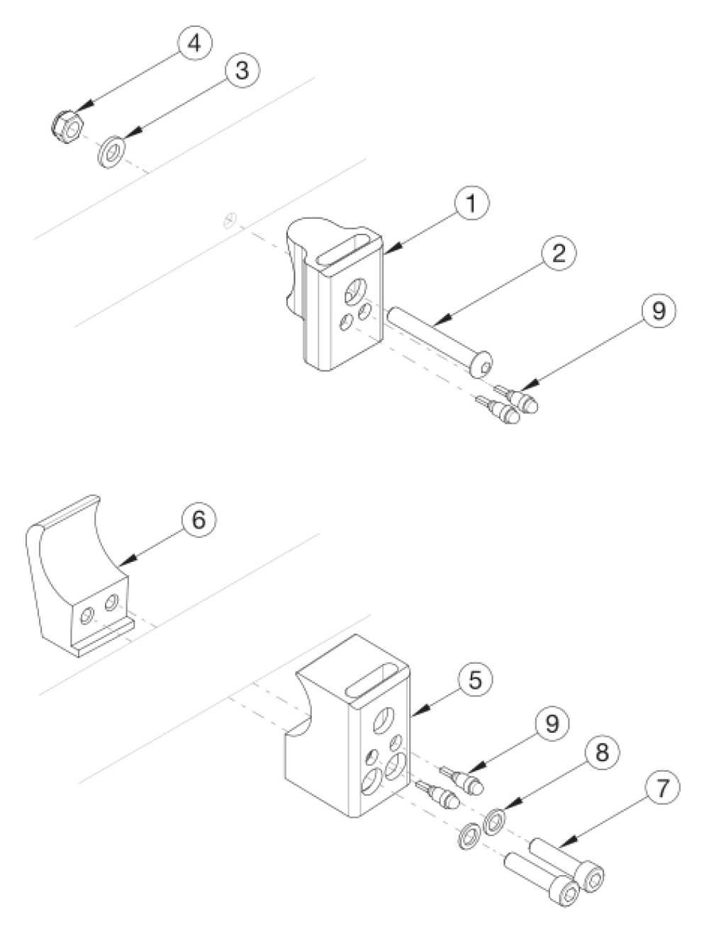 Rogue2 Side Guard Receiver parts diagram