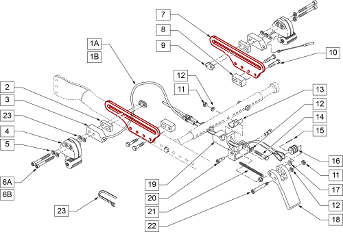 Attendant Wheel Lock parts diagram