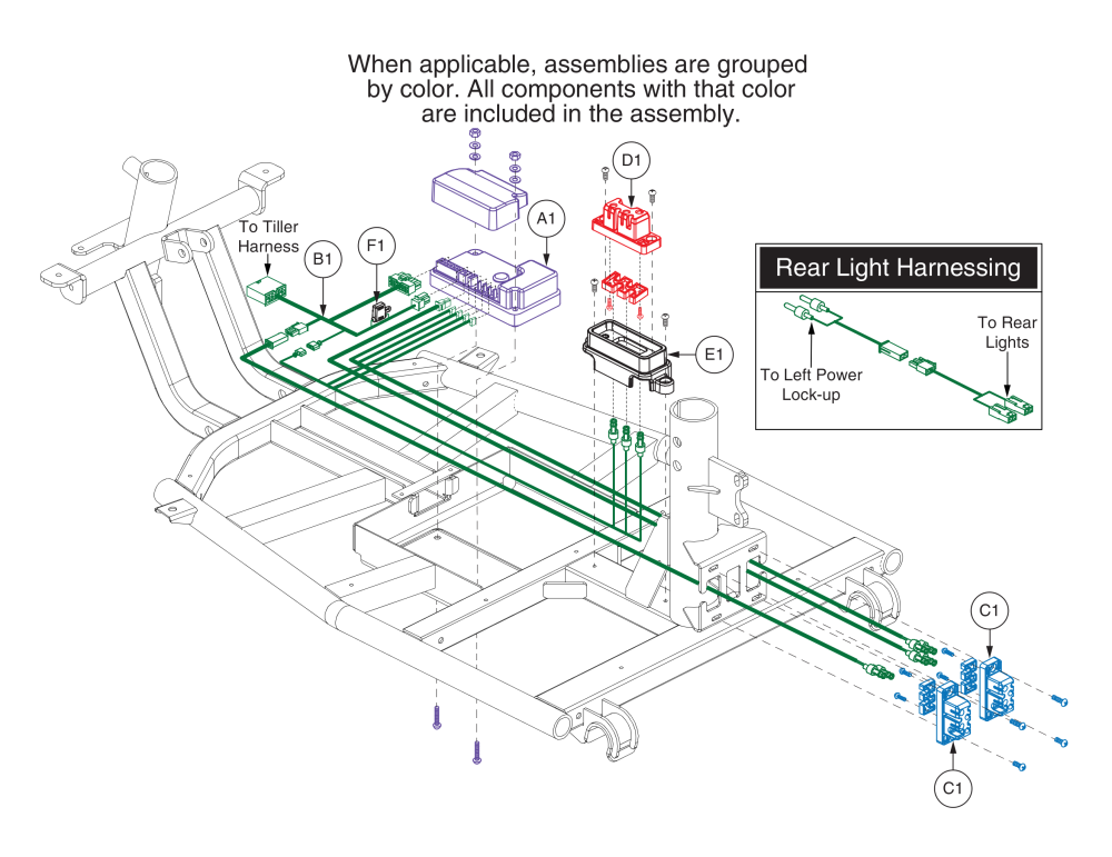 Controller Assembly, Revo 2.0 parts diagram