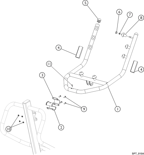 Arm / Horm Assembly (after 7/1/10) parts diagram
