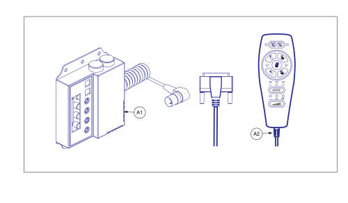 Deluxe Heat/massage Hand Control parts diagram