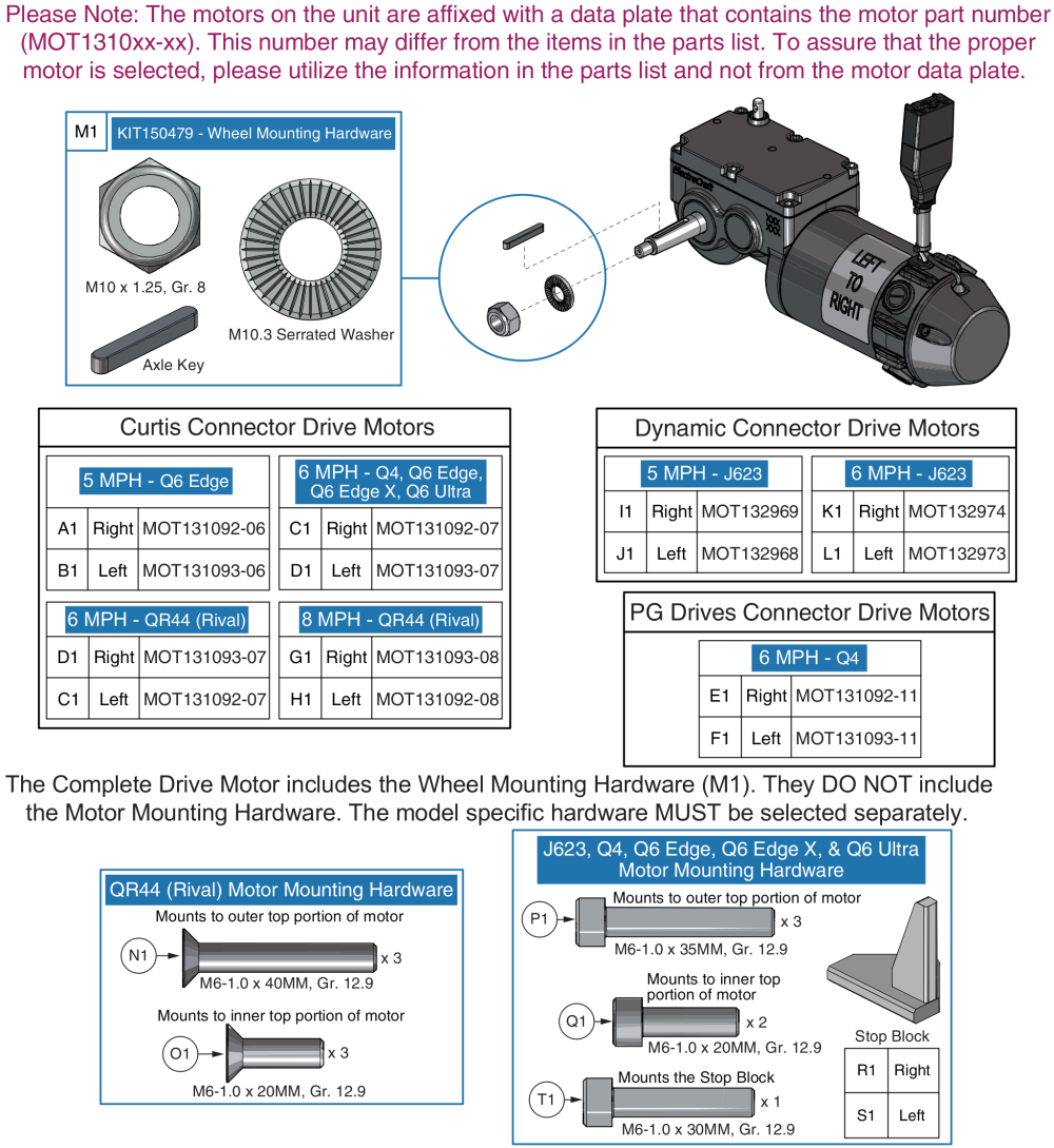 I-song Drive Motor Assy parts diagram