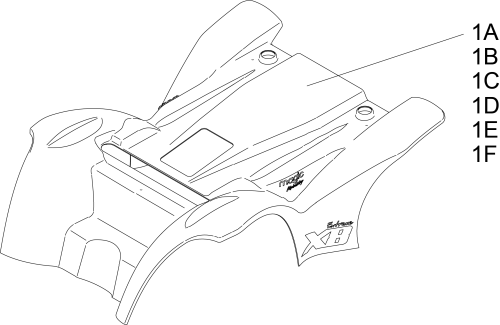 X8 Shrouds parts diagram