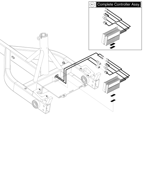 Controller - Iride (models Ending In 1001) parts diagram