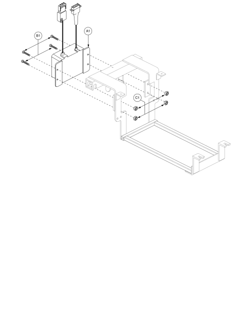 Charger, Take Apart Frame Assembly, Jazzy 1113 Ats parts diagram