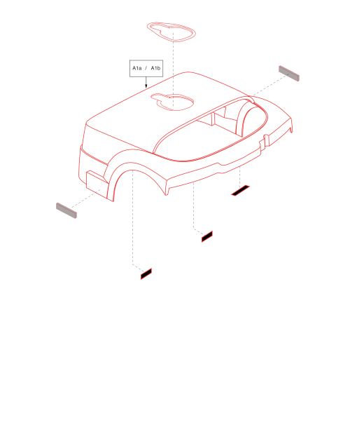 Rear Shroud, Maxima parts diagram