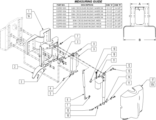 Backrest Recline Assembly parts diagram