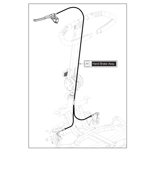 Hand Brake Assy parts diagram