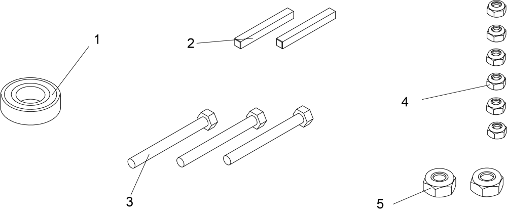 Service Kit X5 parts diagram