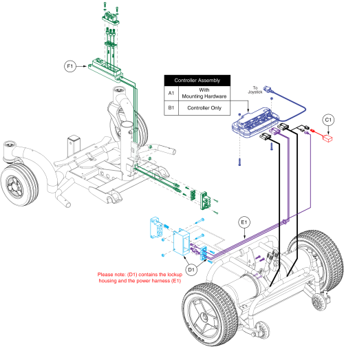 Electroncis - Kozmo parts diagram