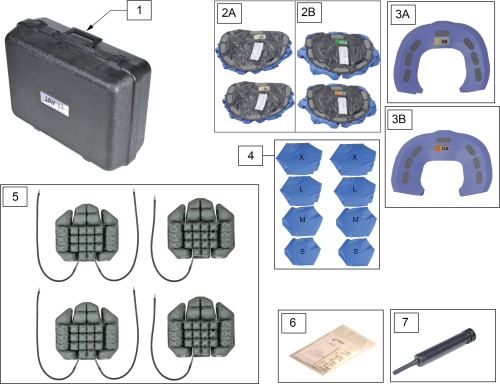 Jay J3 Cushion Demo Kit parts diagram