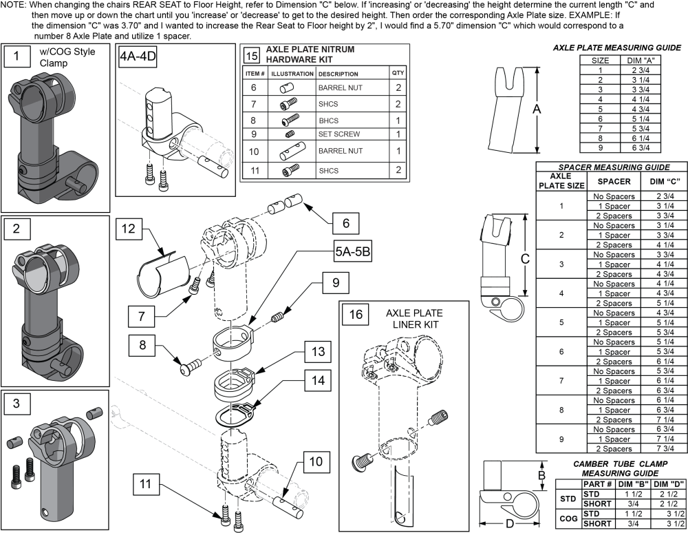 Adjustable Axle Plate - Nitrum parts diagram