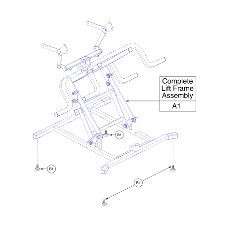 Lift Frame parts diagram