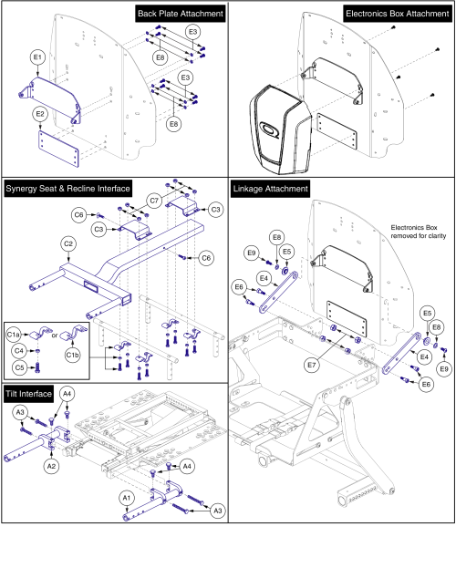 Articulating Vent Tray Attachment, Tru-comfort V2 parts diagram