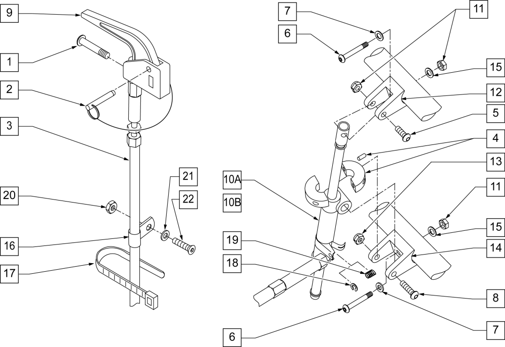 Locking Mechanism Disc. 11/16/99 parts diagram