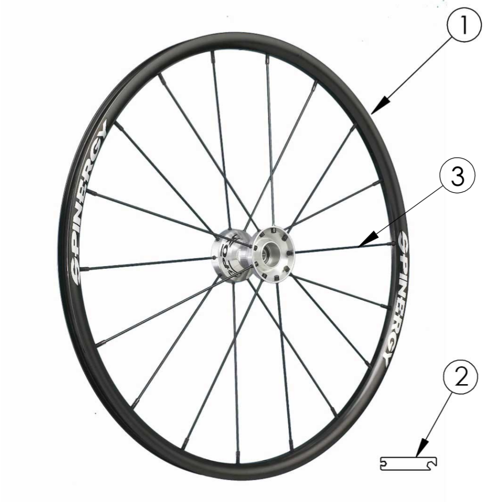 Clik Wheels - Spinergy Spox parts diagram