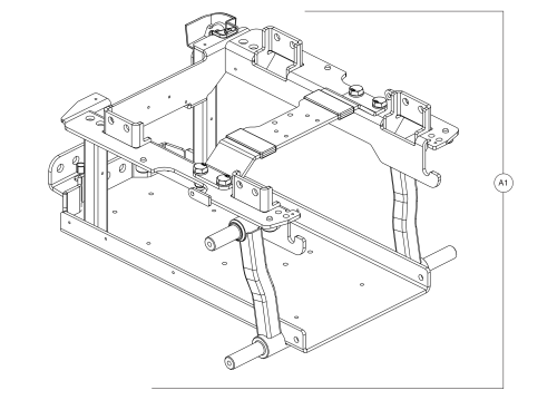 Main Frame Assy, Q6 Edge X parts diagram