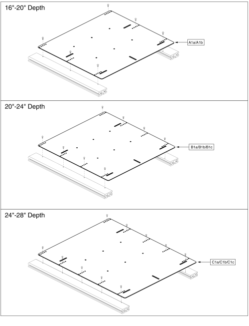 Hd Seat Frames - Seat Pans parts diagram