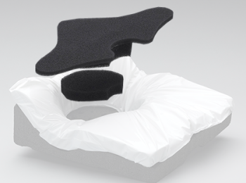 Ride Java Wheelchair Cushion Reticulated Foam Well Insert Kit
