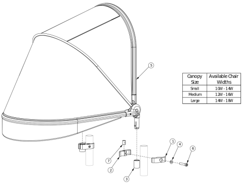 Canopy parts diagram