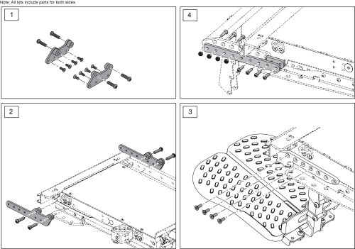 Center Mount Adapters parts diagram