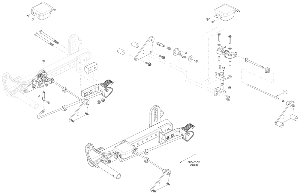 Focus Cr Foot Tilt Mechanism - Growth parts diagram