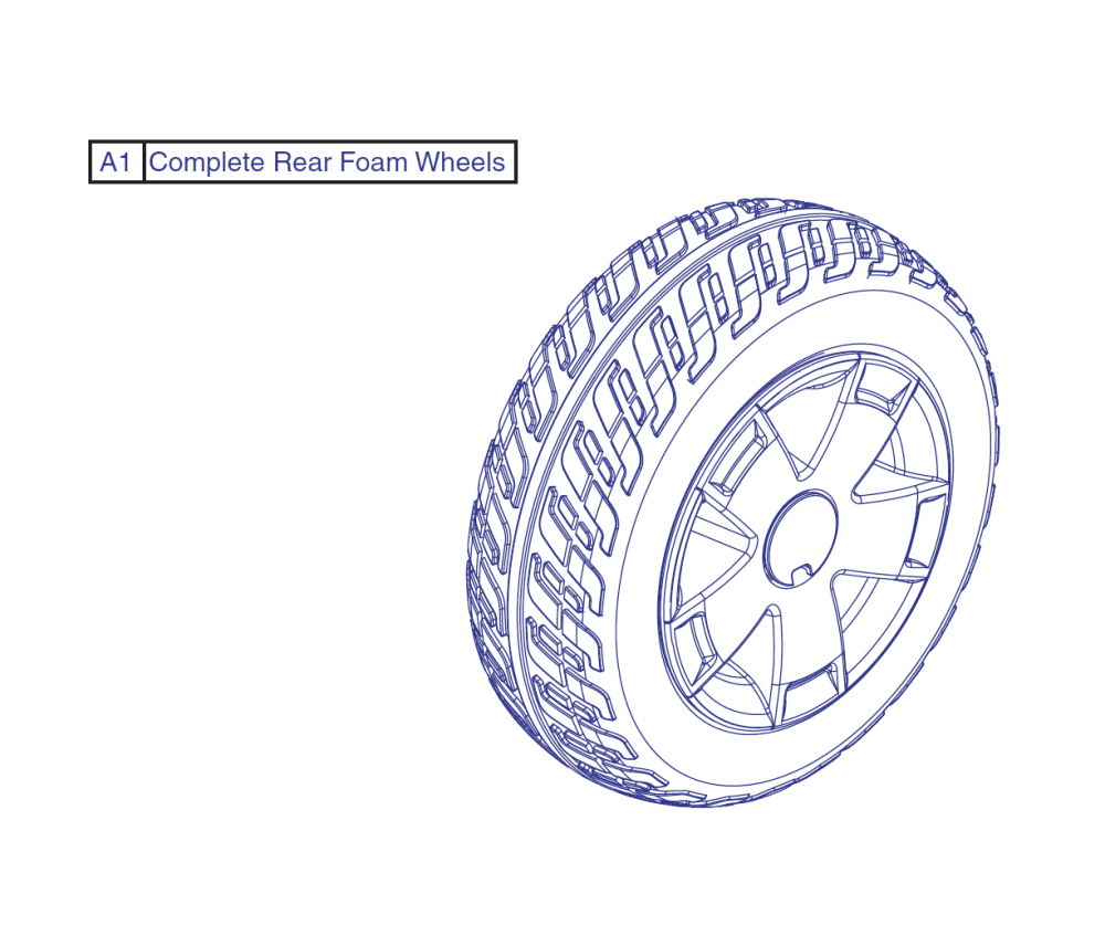 Rear Wheel Assy parts diagram